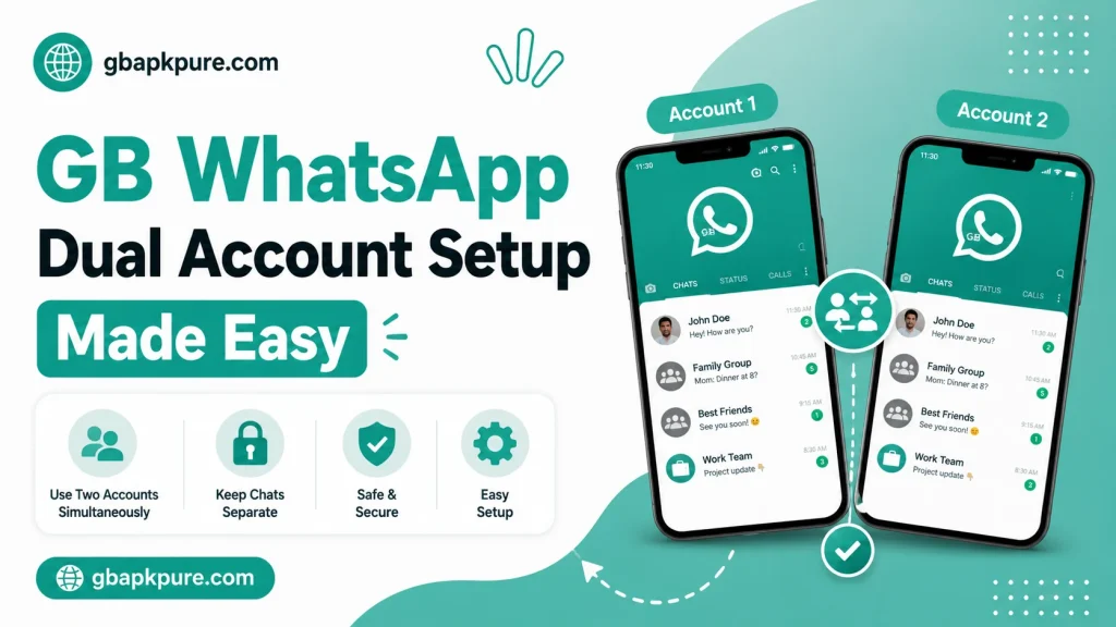GB WhatsApp dual account feature