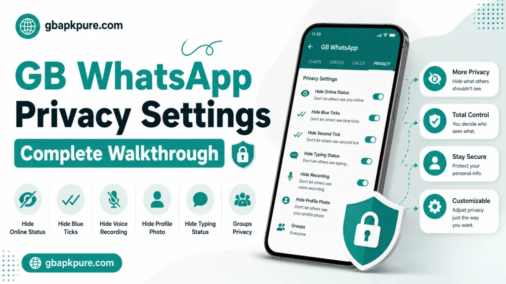 GB WhatsApp privacy Settings